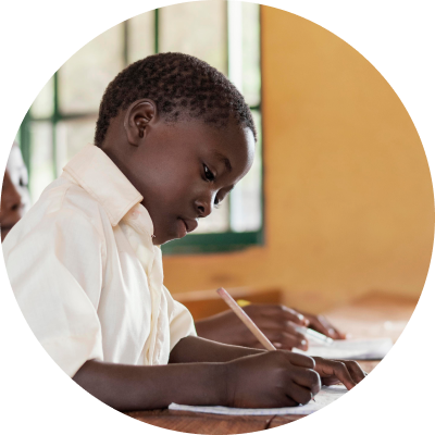 Happy children smiling together